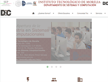 Tablet Screenshot of dsc.itmorelia.edu.mx